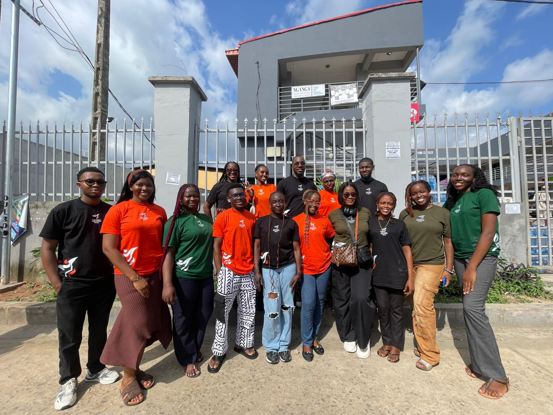 VOA volunteer team assembled for a Lagos outreach